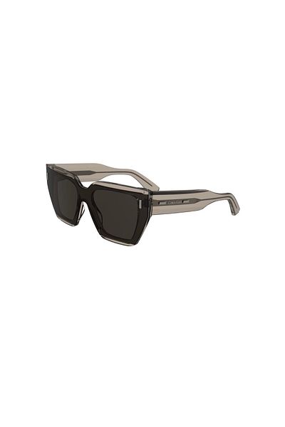 Calvin Klein Ck 24533S 272 51 Women's Geometric Transparent Brown Bone Sunglasses