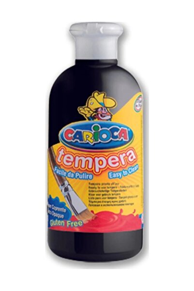 carioca Tempera Boya (SÜPER YIKANABİLİR) 500ml - Siyah