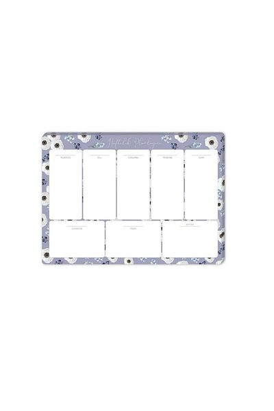 KESKİN COLOR Bloc de planificare săptămânal Sharp Floare Liliac
