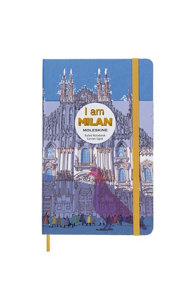 Moleskine Milan Limited Editions Striped Notebook 13X21 Cm. 240 Pages
