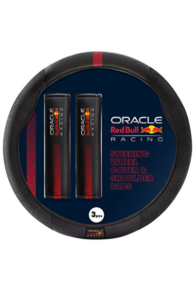 Red Bull مجموعة غطاء عجلة القيادة ووسادة الكتف من Oracle Racing