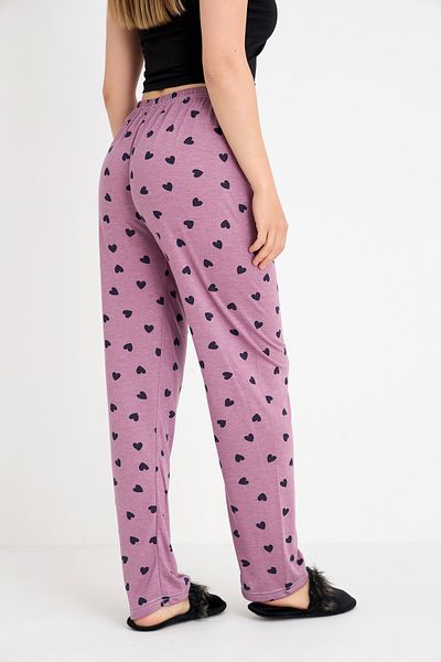 DONEX Soft Textured Flexible and Comfortable Poly Viscon Fabric Pajama Bottom