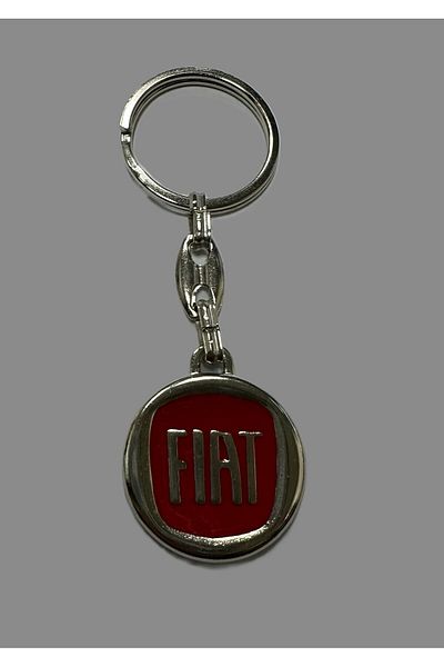 STİLİX GARAGE Fiat Red Logo Metal Automobile Key Ring 1Pcs 2Nd Quality
