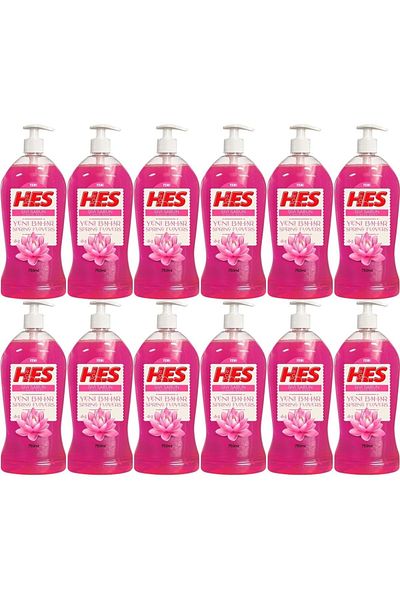 Hes Liquid Soap 750ml New Spring (with Pump) (Set of 12)