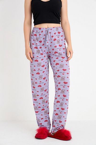 DONEX Soft Textured Flexible and Comfortable Poly Viscon Fabric Pajama Bottom