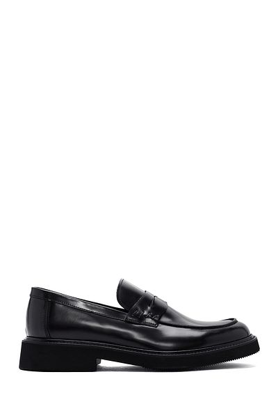 Derimod Men's Casual Loafer - Black Leather 24sfd 635322