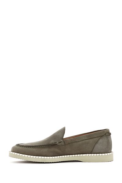 Derimod Green Nubuck Leather Men's Loafer - Casual 24sfd6361v3