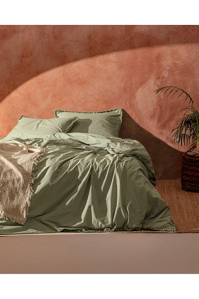 Madame Coco Sona Bettbezug-Set mit Quasten in Doppelbettgröße