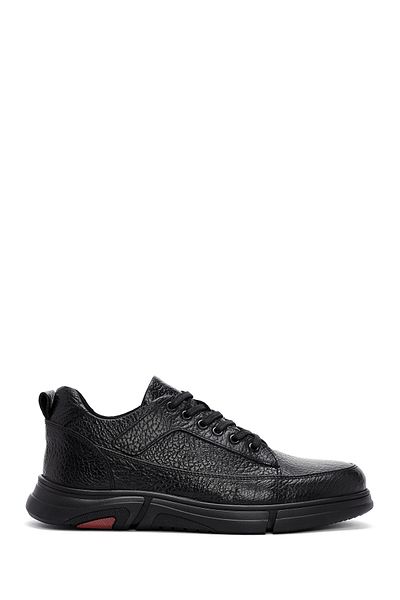 Derimod Men's casual Leather Shoes - Black, Lace-up, 24WFD6601FT