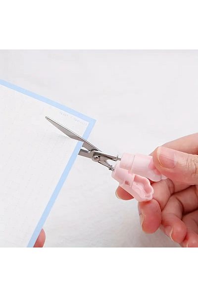 BABUN 1 Pcs Stainless Steel Capybara Paw with Cover Portable Mini Scissors School Scissors Envelope Package Opener