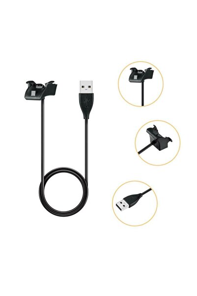 Techmaster Honor Band 2 3 4 5 Pro Saat Usb Şarj Cihazı Kablosu