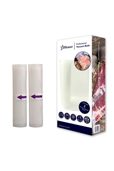 STARCREST Set 2 role pungi de vidat 28 x 300 cm STARCREST, profesionale, universale, rezistente, transparent