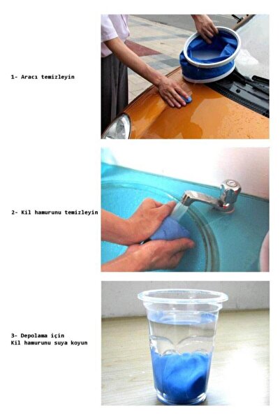 Techmaster Nano Kil Hamuru Clay Bar 180 gr Araç Yüzey Temizleyici