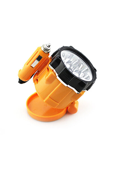 Techmaster 12v Mini Araç Işıldak Spot Mıknatıslı