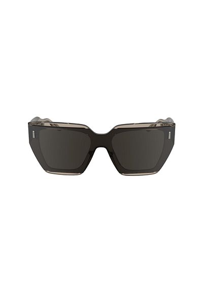 Calvin Klein Ck 24533S 272 51 Women's Geometric Transparent Brown Bone Sunglasses