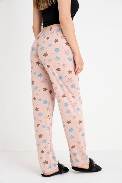 DONEX Soft Textured Flexible and Comfortable Poly Viscon Fabric Pajama Bottom
