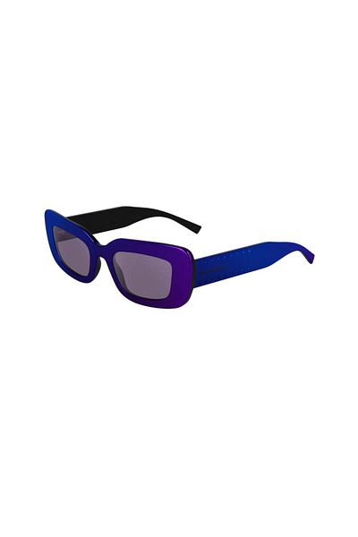 Karl Lagerfeld Kl 6164S 500 50 Women's Rectangular Multicolor Bone Sunglasses