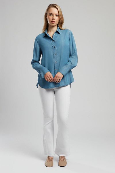Lee Cooper Γυναικείο Jean Παντελόνι Luna White Kidman White