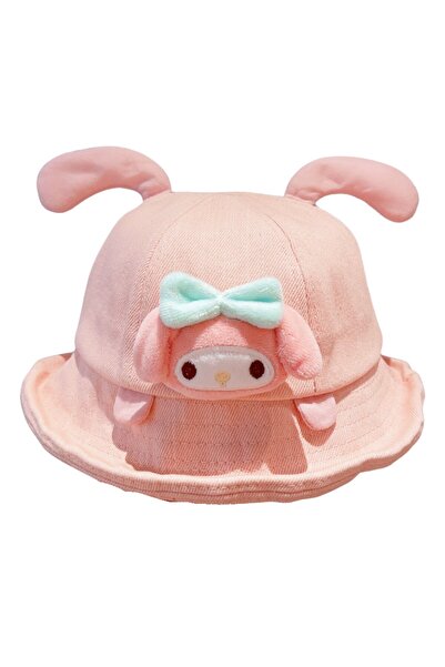 Petityu My Melody Pembe Oyuncak Aplikeli Kulaklı Şirin Şapka