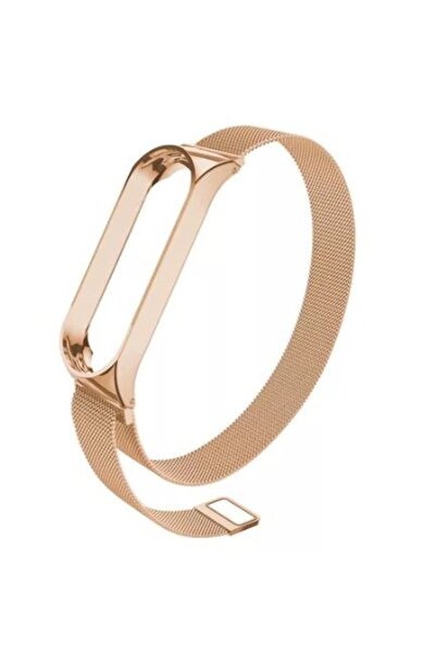 Techmaster Xiaomi Mi Band 3 4 Compatible Smart Bracelet Cord Strap Straw Metal