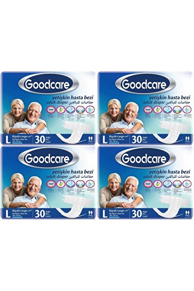 Goodcare Hasta Bezi Yetişkin Bel Bantlı Tekstil Yüzey L Large - Büyük 120 Ade...