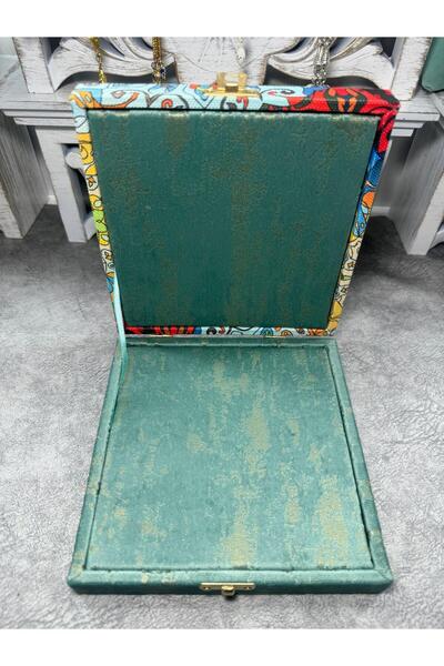 Jewel Ethnic Patterned Rosary Box