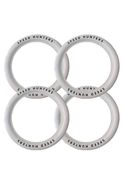 Drs Tuning Honda Uyumlu 13 Jant Speed Hunters Lastik Yanağı Beyaz Renk 1 Takı...
