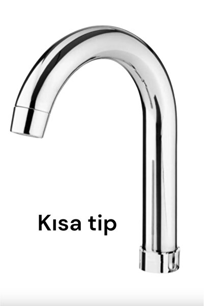 mintev Krom Kısa Delta Mutfak Lavabo Borusu