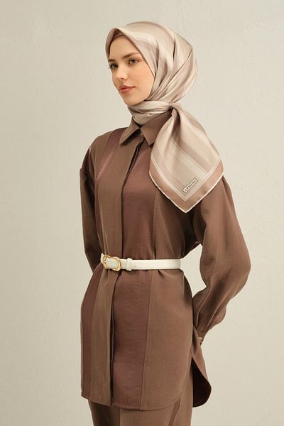 Armine Eșarfă din mătase din twill 9327D