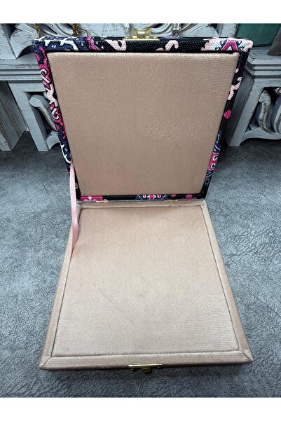 Jewel Ethnic Patterned Rosary Box