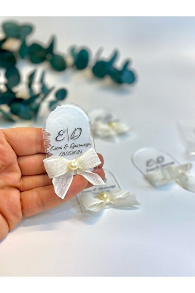 ouzhanya hediyelik Pleksi Magnet Söz Düğün Nişan Nikah Hediyelikleri Nikah Ma...