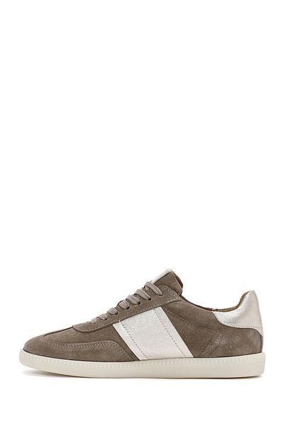 Derimod Mink Suede Leather Women's Sneakers - Lace-up, 24wfd 370914