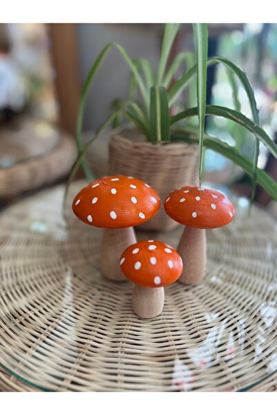 HAPPYHANDSSAPANCA Dekoratif ağaç mantar biblo