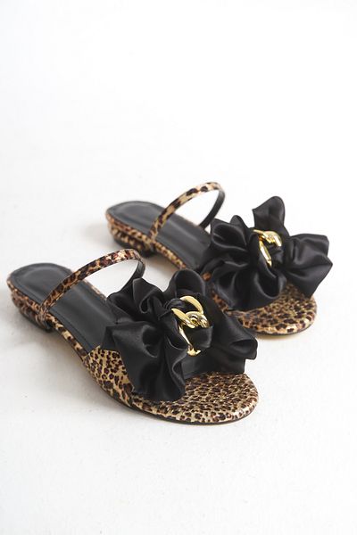 Liza Shoes Alya Women's Bow Detailed Slippers A003-K202