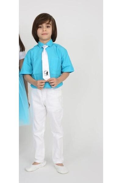 Nacar Erkek Çocuk 23 Nisan 29 Ekim 10 Kasım 19 Mayıs Gösteri Kıyafeti Gömlek ...