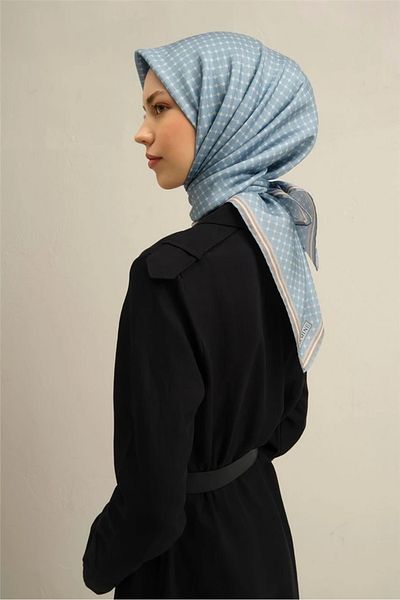 Armine Eșarfă din twill de mătase pură cu model 9345- 08