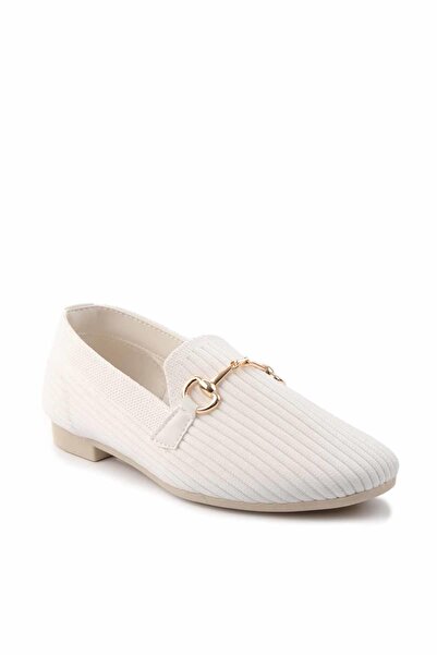 Bambi Білі жіночі туфлі-мокасини K0132030302082