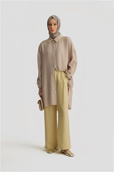 Armine Modal Basic Tunic 25yd4232 Μπεζ
