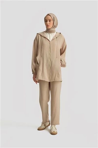 Armine Modal Trok Printed Tunic 25yd4240-1 Μπεζ