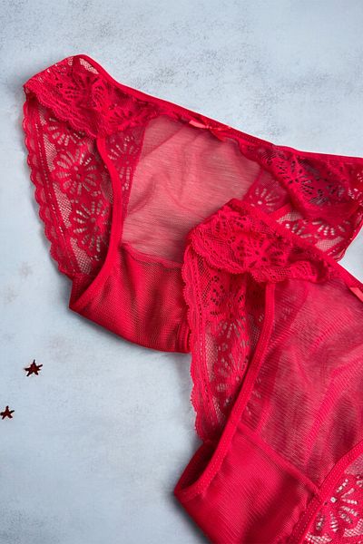 BLİSS WEAR FASHION Women's 2Li Lace Panties