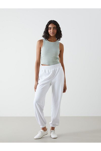 LC Waikiki Xside Green Crew Neck Women's Crop