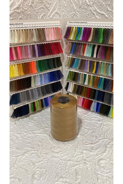 Oskar Size 50 Denim Sewing Thread 100% Polyester 5000 Mt (Denim Yellow)