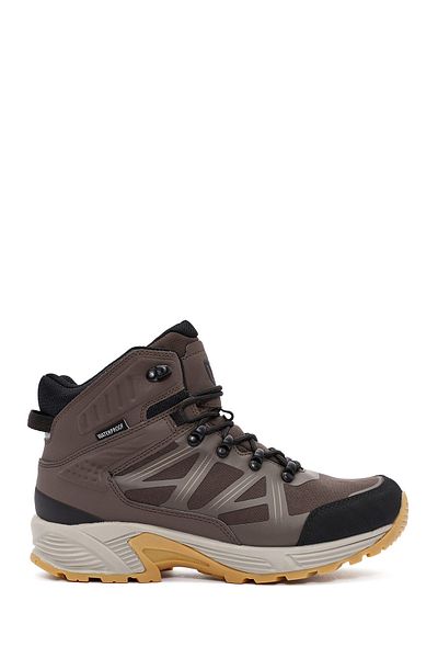 Derimod Dry Men's Brown Lace-Up Waterproof Leather Outdoor Boots 24Wfd 694214