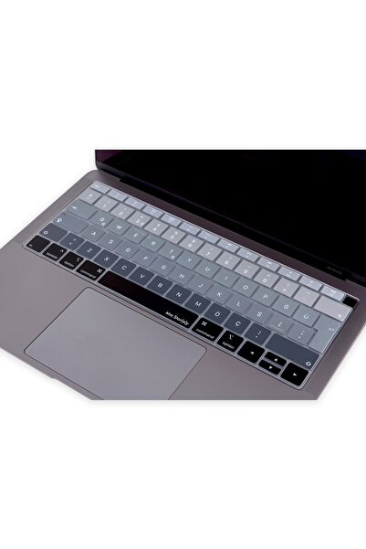 Mcstorey Macbook Air 13inç Klavye Koruyucu Touchıd'li (TÜRKÇE Q) A1932 Modeli Ile Uyumlu Ombre (2018-2019)