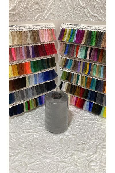 Oskar Size 50 Denim Sewing Thread 100% Polyester 5000 Mt (Light Gray)