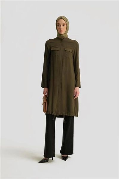 Armine Two Pocket Tunic 25Yh4217 Khaki