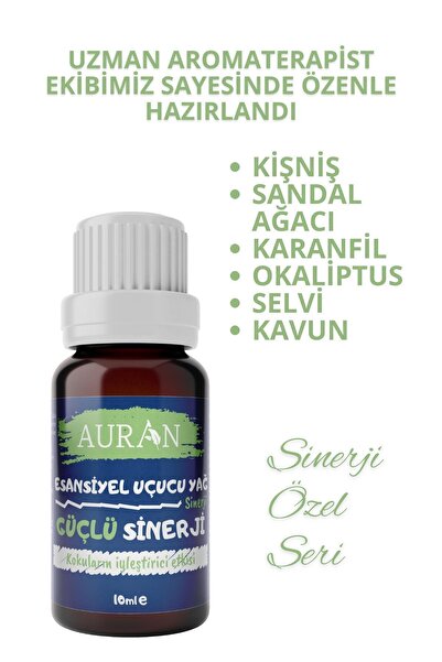 AURAN Güçlü Sinerji Iyileştirici Sinerji Karışım Esansiyel Uçucu Yağ Buhurdanlık Yağı Aromaterapi Difüzör