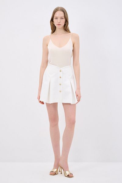 adL Button Detailed Skirt