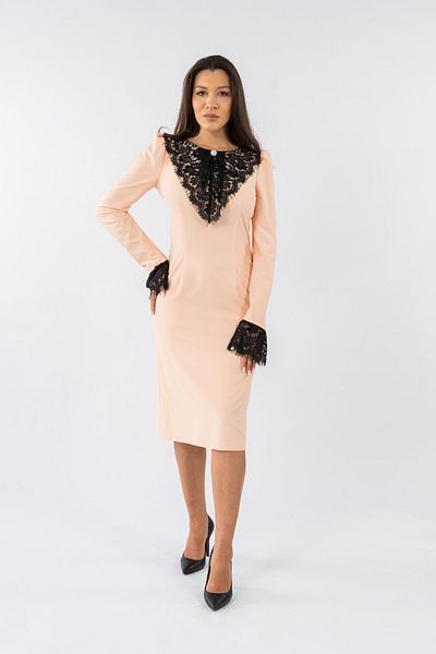 Gorgeaux Rochie Crem cu Dantela Natalia - L(40)