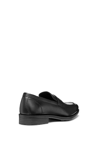 Geox Men's Black Decio Leather Casual Shoes U46H8C00043C9999